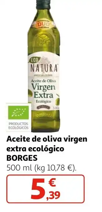 Alcampo Aceite de oliva virgen extra ecológico oferta