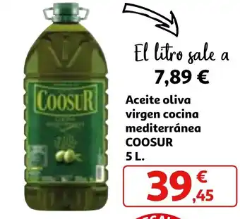 Alcampo Aceite oliva virgen cocina mediterránea COOSUR oferta