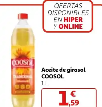 Alcampo Aceite de girasol COOSOL oferta