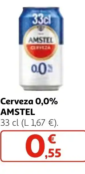 Alcampo Cerveza 0,0% AMSTEL oferta