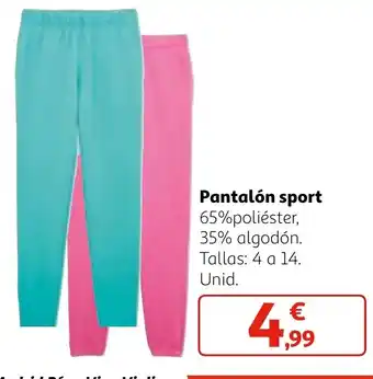 Alcampo Pantalón sport oferta