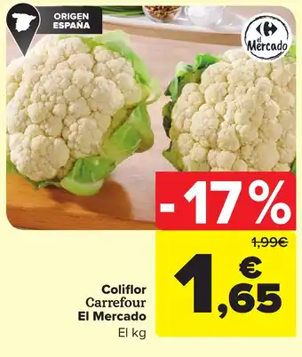 Carrefour Market Coliflor Carrefour El Mercado oferta