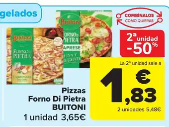 Carrefour Market Pizzas Forno Di Pietra BUITONI oferta