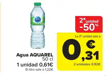 Carrefour Market Agua AQUAREL oferta