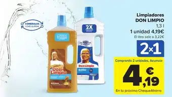Carrefour Market Limpiadores DON LIMPIO oferta