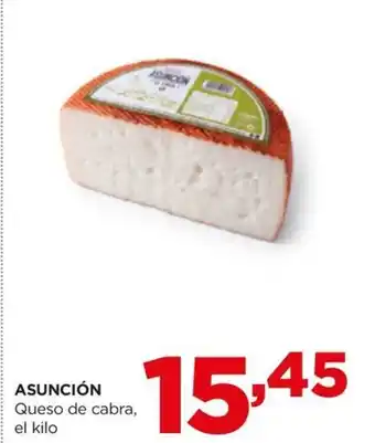 Alimerka ASUNCIÓN Queso de cabra, el kilo oferta