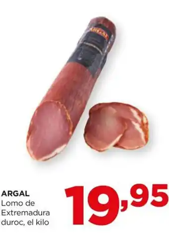 Alimerka ARGAL Lomo de Extremadura duroc, el kilo oferta