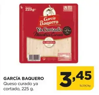 Alimerka GARCÍA BAQUERO Queso curado ya cortado, 225 g. oferta