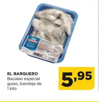 Alimerka EL BARQUERO Bacalao especial guiso, bandeja de 1 kilo oferta