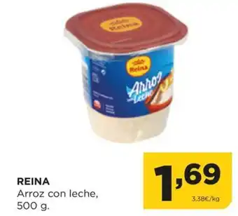 Alimerka REINA Arroz con leche, 500 g. oferta