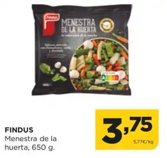 Alimerka FINDUS Menestra de la huerta, 650 g. oferta
