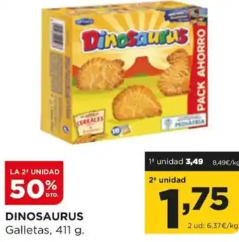 Alimerka DINOSAURUS Galletas, 411 g. oferta