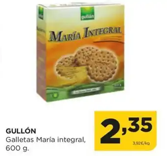 Alimerka GULLÓN Galletas María integral, 600 g. oferta