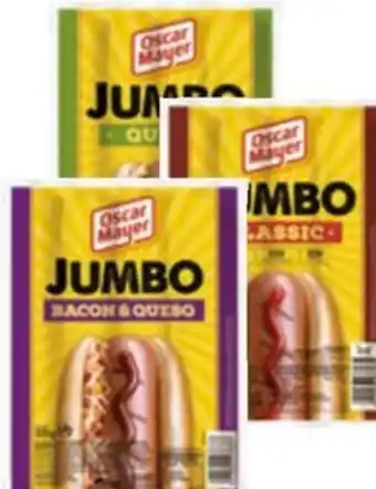 Alimerka OSCAR MAYER Salchichas jumbo classic, con bacon y queso o con queso, Acumulado oferta