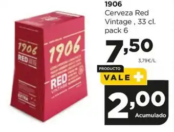 Alimerka 1906 Cerveza Red Vintage, 33 cl. pack 6 oferta