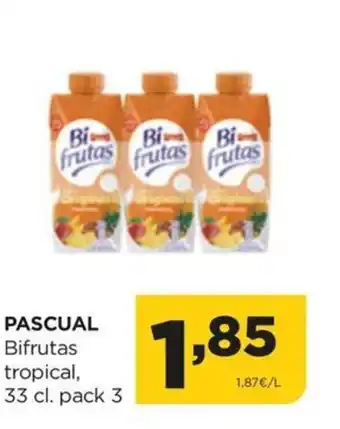 Alimerka PASCUAL Bifrutas tropical, oferta