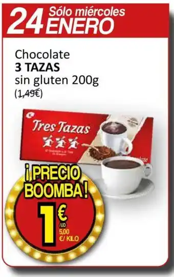 SPAR Chocolate 3 TAZAS oferta