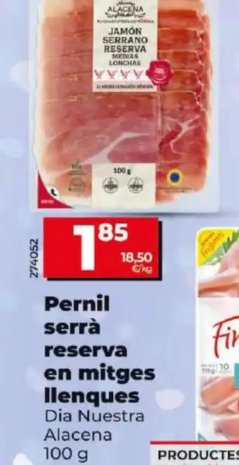 Dia Pernil cuit / pit de gall dindi/ pit de gall dindi brasejat Finíssimas Campofrío 115 g oferta