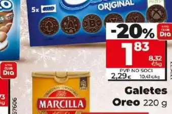 Dia Galetes Oreo 220 g oferta