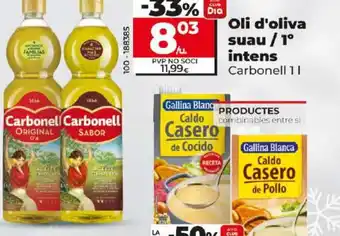 Dia Oli d'oliva suau / 1° intens Carbonell 11 oferta
