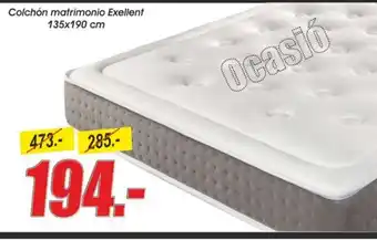Hipo Gegant Colchón matrimonio Exellent 135x190 cm oferta