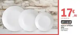 E.Leclerc VAJILLA 18 PIEZAS oferta