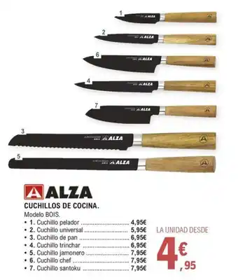 E.Leclerc CUCHILLOS DE COCINA. oferta