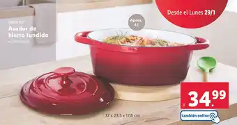 Lidl Asador de hierro fundido oferta