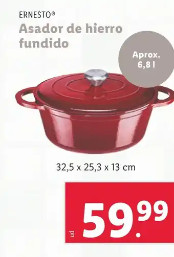 Lidl Asador de hierro fundido oferta