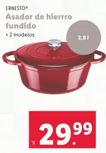 Lidl Asador de hierrro fundido oferta