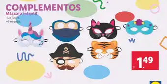 Máscara infantil