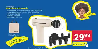 Lidl Mini pistola de masaje oferta