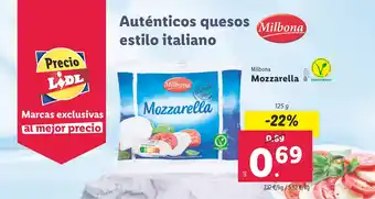 Lidl Mozzarella oferta