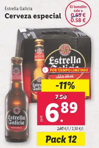 Lidl Cerveza especial oferta