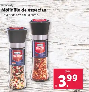 Lidl Molinillo de especias oferta