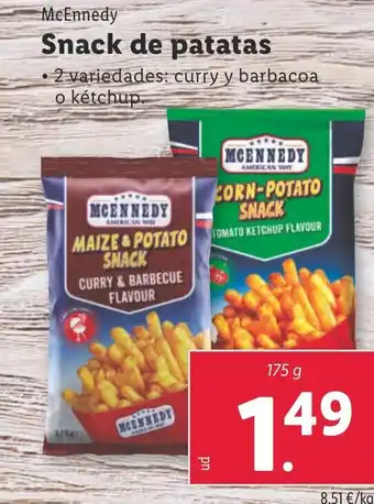 Lidl Snack de patatas oferta