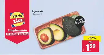 Lidl Aguacate oferta