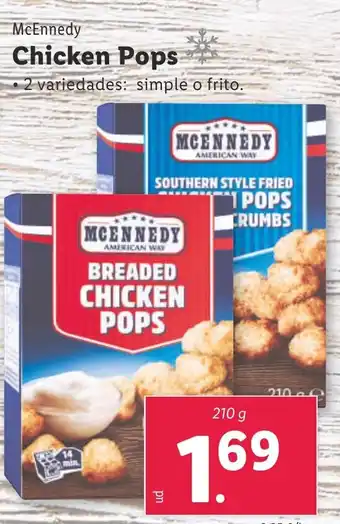 Lidl McEnnedy Chicken Pops oferta