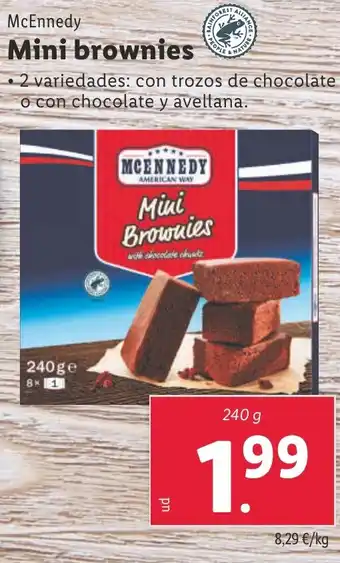 Lidl McEnnedy Mini brownies oferta
