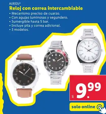 Lidl Reloj con correa intercambiable oferta