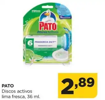 Alimerka PATO Discos activos lima fresca, 36 ml. oferta
