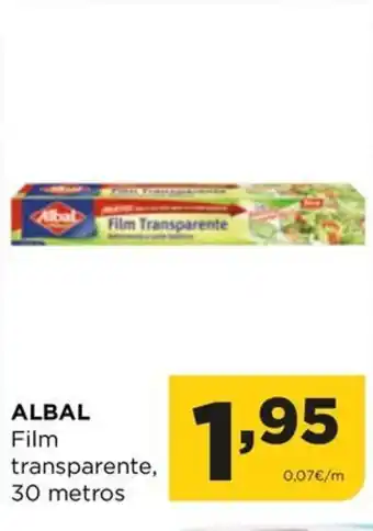 Alimerka ALBAL Film transparente, 30 metros oferta