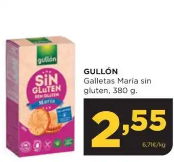 Alimerka GULLÓN Galletas María sin gluten, 380 g. oferta