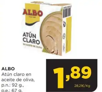 Alimerka ALBO Atún claro en aceite de oliva, oferta