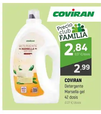 Coviran COVIRAN Detergente Marsella gel 42 dosis oferta