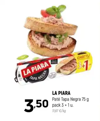 Coviran LA PIARA Paté Tapa Negra oferta