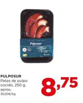 Alimerka PULPOSUR Patas de pulpo cocido, 250 g oferta