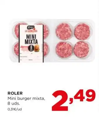 Alimerka ROLER Mini burger mixta, oferta