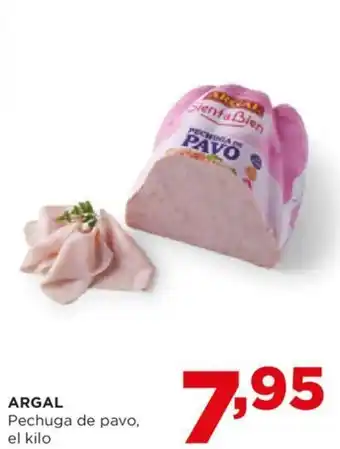 Alimerka ARGAL Pechuga de pavo, el kilo oferta