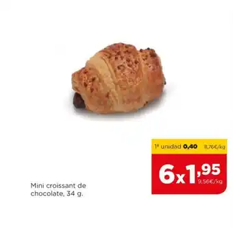 Alimerka Mini croissant de chocolate, 34 g. oferta